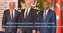 Paris büyükelçiliği: DEİK/Türkiye-Afrika İş Konseyi, paris’te işbirliği zirvesi düzenledi.