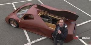 Ahşaptan 600 beygirlik süper otomobil