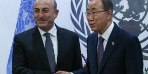 Çavuşoğlu, BM Genel Sekreteri Ban ile görüştü