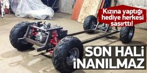 Çocuğuna öyle bir sürpriz yaptı ki…