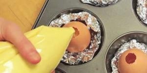 Yumurta kabuğunda kek nasıl yapılır?