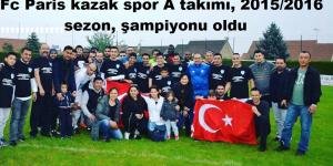 Fc Paris kazak spor A takımı 2015/2016 sezon, şampiyonu oldu
