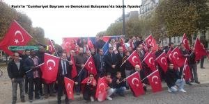 Paris’te “Cumhuriyet Bayramı ve Demokrasi Buluşması’nda büyük fiyasko”