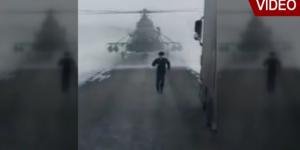 Pilot yol sormak için helikopteri indirdi