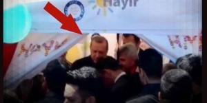 Cumhurbaşkanı Erdoğan ‘hayır’ standını ziyaret etti.
