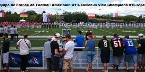 Équipe de France de Football Américain U19, Vice Champions d’Europe