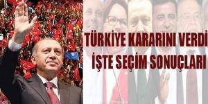 Türkiye kararını verdi! İşte seçim sonuçları
