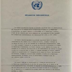 Résolutions de l’ONU contre l'occupation par l'Arménie des territoires de l'Azerbaïdjan